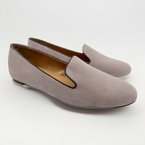 NEW‎ J. Crew Addie Suede Leather Slip-on Loafers Flats Pale Thistle Women 9